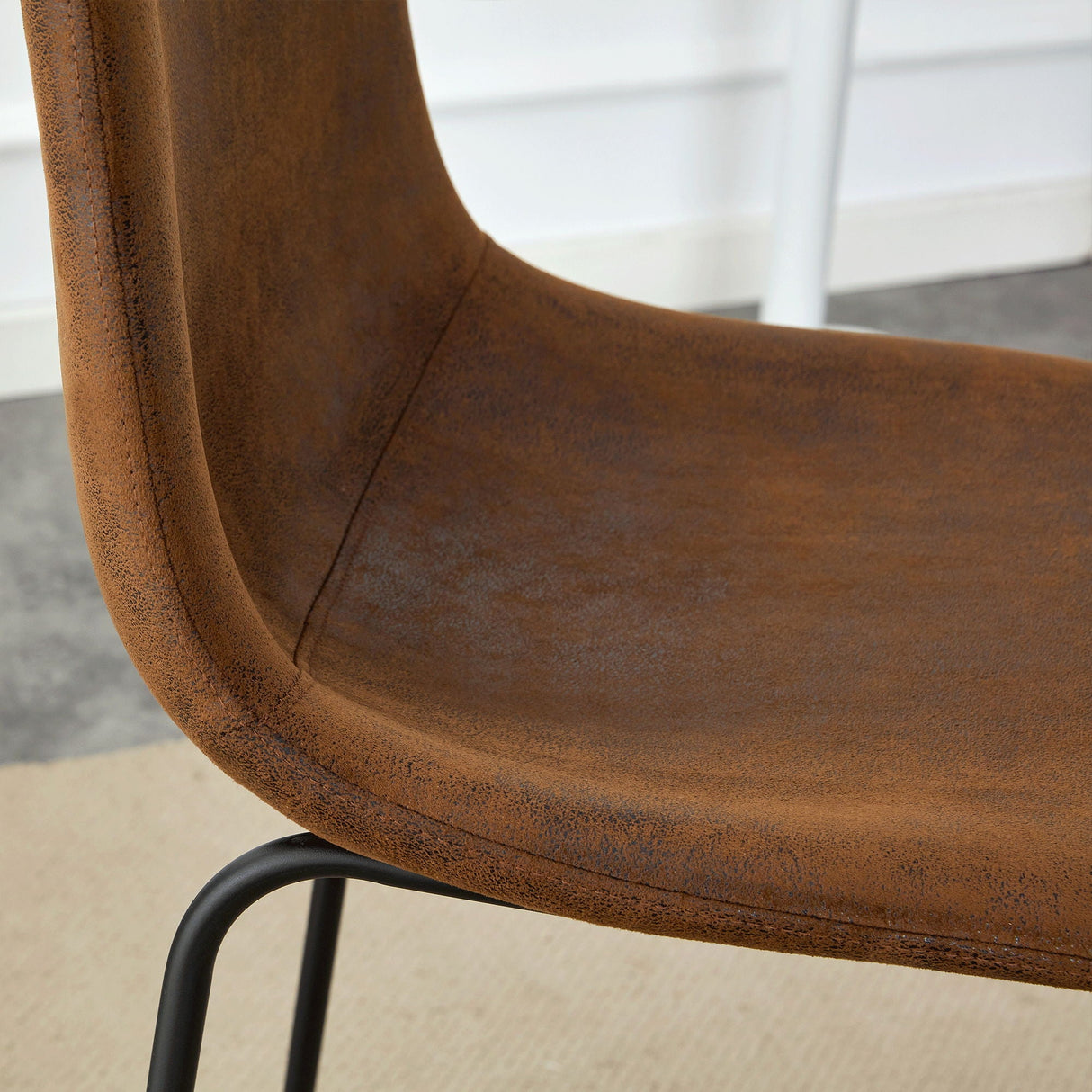 Retro Bar Chairs, Comfortable Stools (Set of 2)
