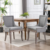 A&A Furniture Ultra Side Dining Chair Set of 2
