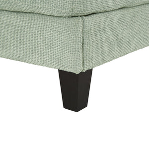 Chaise Bed Lounge Sofa Chair With Adjustable Backrest And LED Light Strip