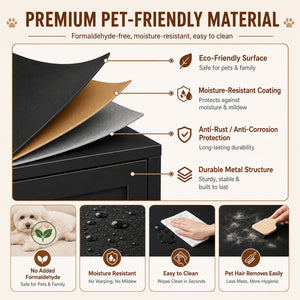 Metal Cat Litter Box Enclosure