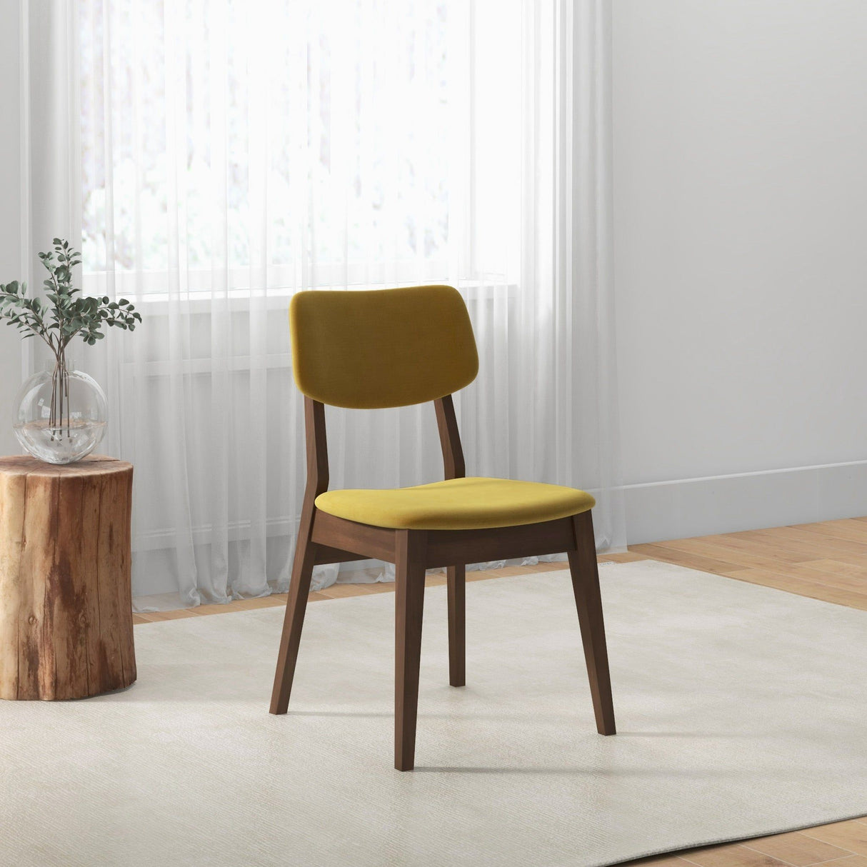 Carlos - Solid Back Side Chair (Set of 2)