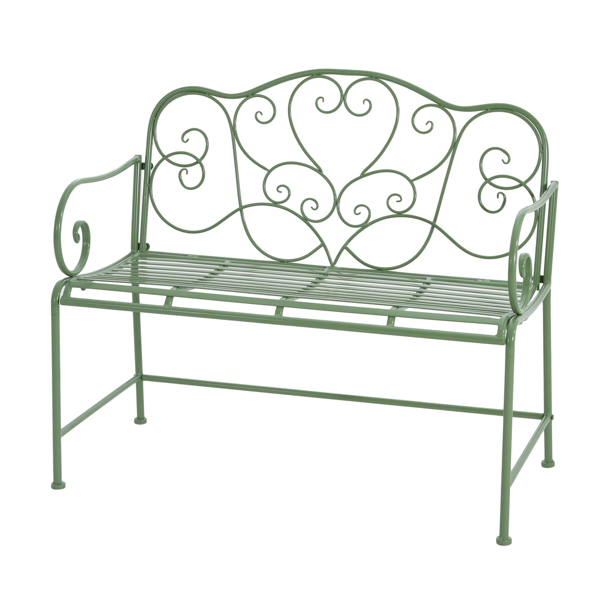 Sunnydaze Outdoor Garden Bench - Green