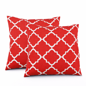 2 Pack Outdoor Pillow Covers (18x18 Inch)