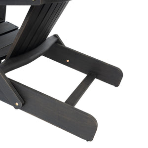 Malibu Adirondack Chair with Foldable Design - Acacia Wood