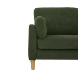 The Oliver Compact Elegance Upholstered Sofa