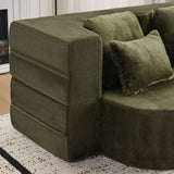 Queen Size Foldable Sofa Bed Chenille Futon Sofa Couch