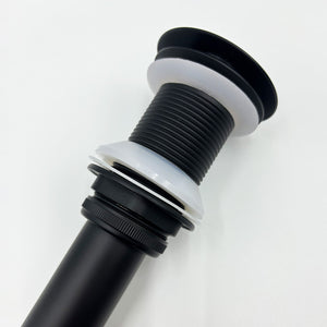 Bathroom Sink Drain without Overflow, Vessel Sink Lavatory Vanity Pop Up Drain Stopper