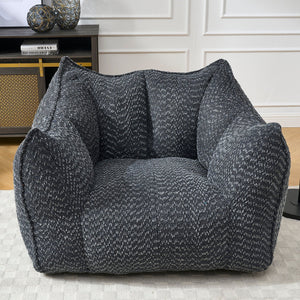 Chenille Arm Chair with Highly Resilient Foam - Multiple Colors
