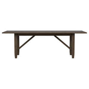 Jamie - Rectangular Dining Table With Extension Leaf - Light Brown