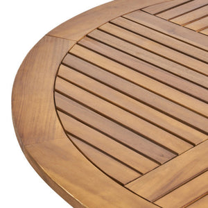 Outdoor Dining Set – Acacia Wood Hermosa Table & Wicker Chairs