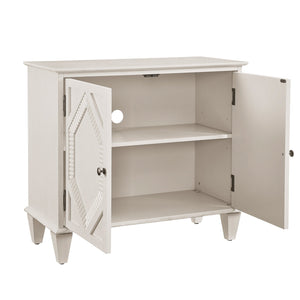 33.6' Retro Wooden Sideboard Buffet Cabinet with Storage