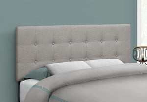 Full Size Upholstered Headboard Only, Transitional - Gray