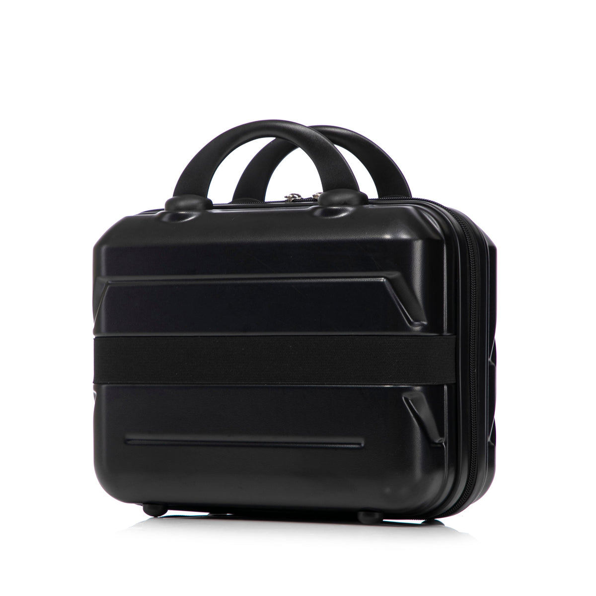 ABS Spinner Wheel Luggage Set with Combination Lock - Black