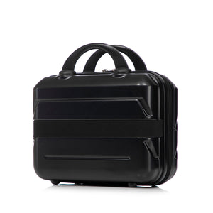 ABS Spinner Wheel Luggage Set with Combination Lock - Black