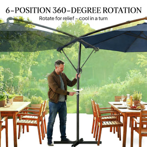 Outdoor Hanging Cantilever Umbrella