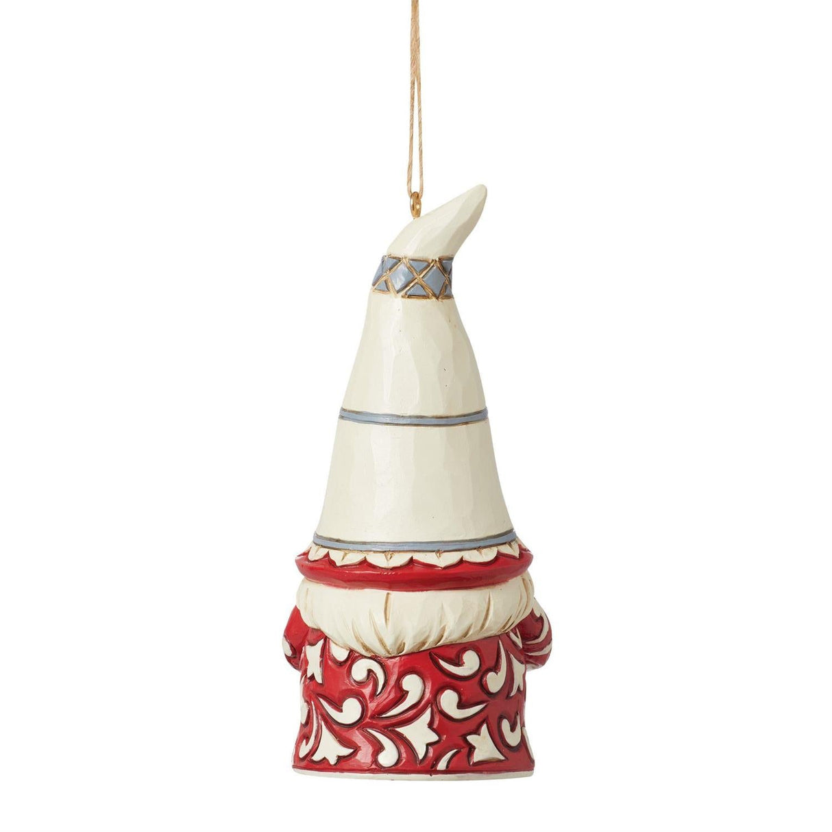Nordic Noel Gnome with Heart Wreath - Ornament