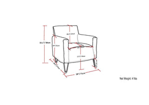 Warren - Accent Chair With Hairpin Legs
