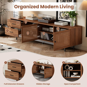 78 Inch Modern TV Stand for TVs up to 85 Inches