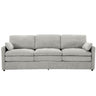 Cozy Upholstered 3 Seater Sofa With Double Cushion