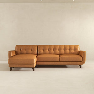 Allison - Mid-Century Modern Sectional Sofa Chaise