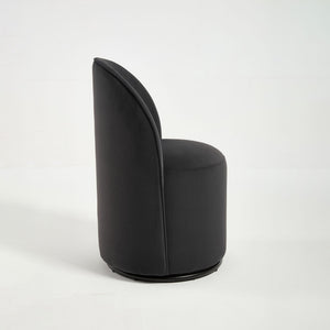 360 Degree Swivel Armless Dining Barrel Chair