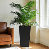 Pack of 2 Square Planters with Automatic Watering System