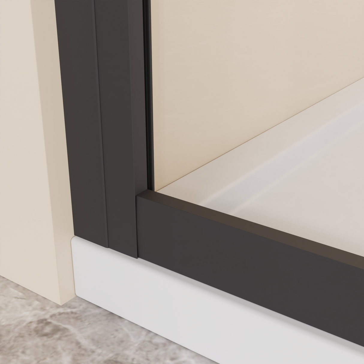Neo-Angle Sliding Shower Enclosure 36"x72"