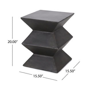 Outdoor Lightweight Concrete Side Table