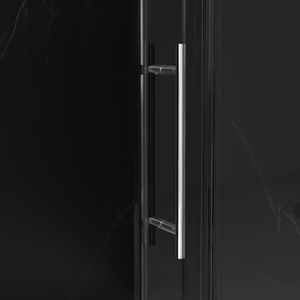 56"-60"W x 76"H Frameless Shower Door
