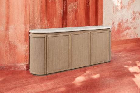 Stone Top and Rope Sideboard