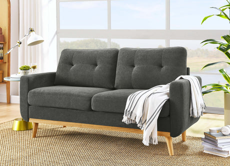 The Rachael Mid-Century Corduroy Engage Sofa