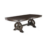 Rustic Dining Set With Table And Upholstered Chairs