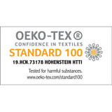 Cotton Printed Curtain Panel with Chenille Stripe and Lining Ivory 50x84