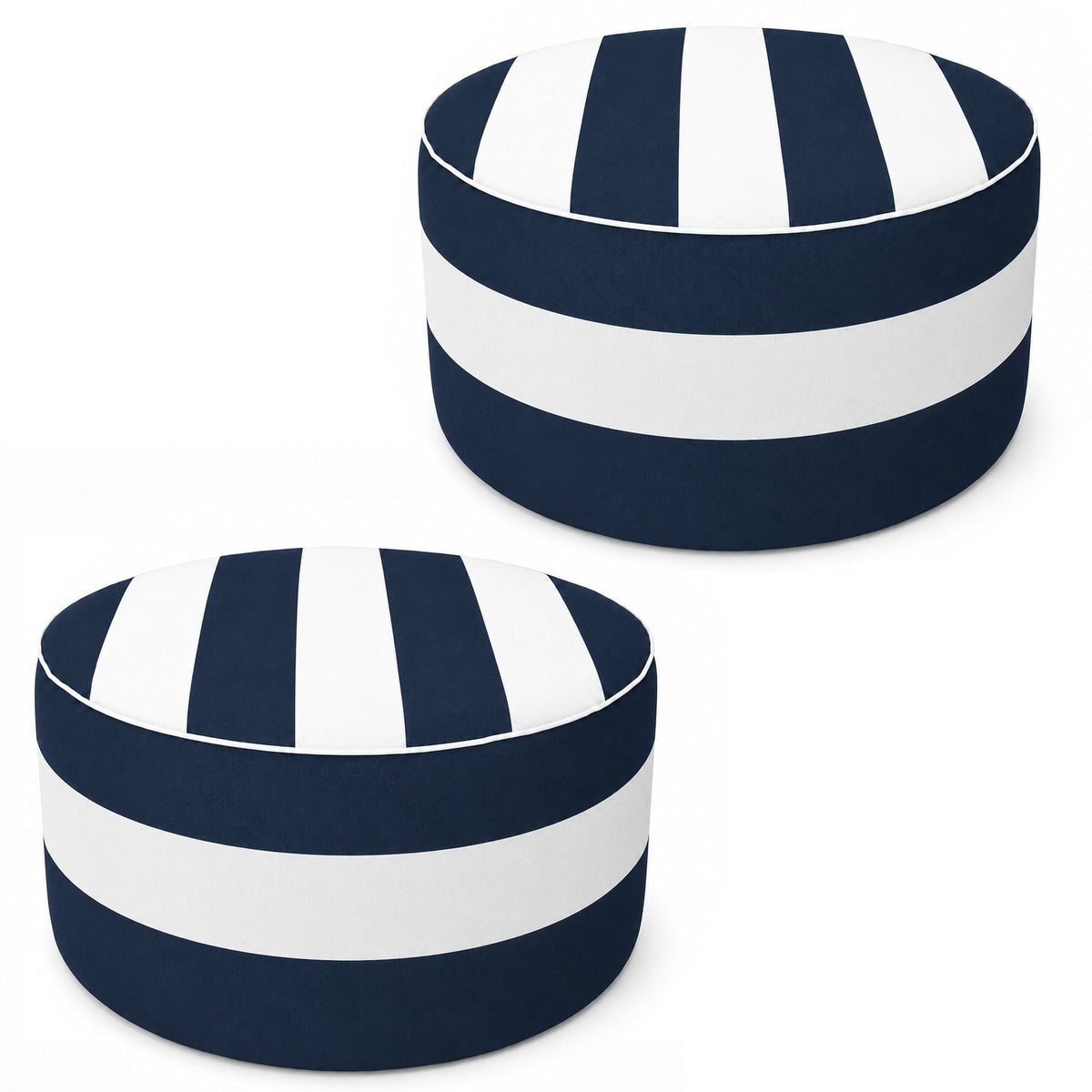 2 Pack Outdoor Inflatable Ottoman