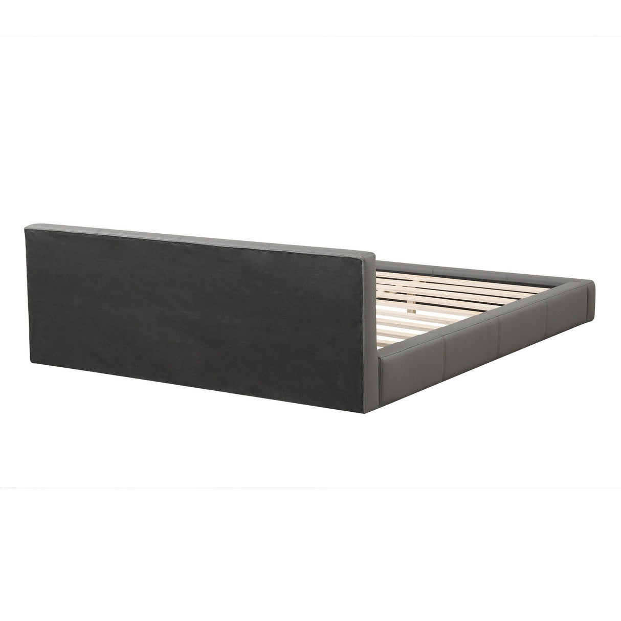 Stylish Upholstered Bed With Birch Wood Frame
