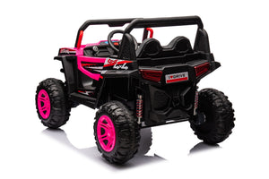 12V7A*1 30W*4 Four-Wheel Drive Seat One Button Start, Forward And Backward, High And Low Speed, Music, Front Light, Power Display, Two Doors Can Open, 2.4G R / C, Seat Belt Four Wheel Absorber