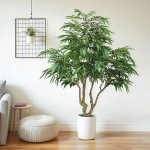 7FT Artificial Willow Tree Indoor Faux Greenery Plant