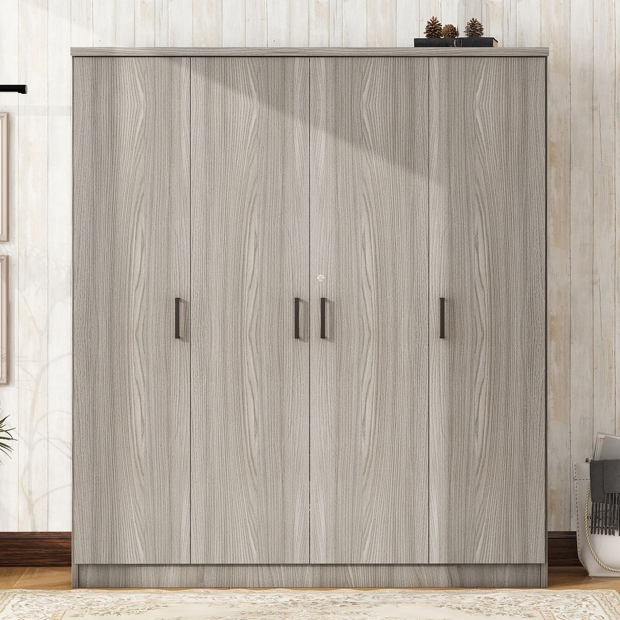 4 Door Wardrobe With 1 Drawer