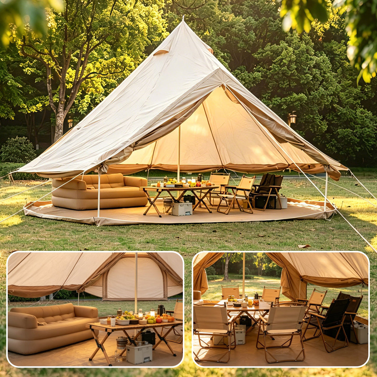 Oxford Bell Tent for Family Camping