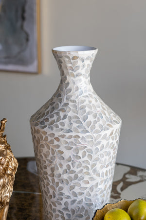 D9.8x19.7" Decorative Paper Powder Vase with Tapered Design