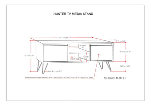Hunter - Handcrafted TV Media Stand