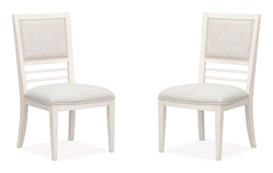Echo Isles - Upholstered Side Chair (Set of 2) - Sea Pearl And Driftwood