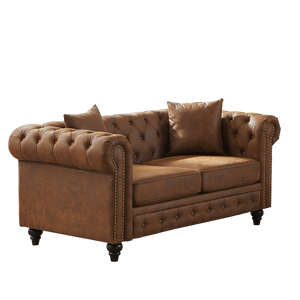 FX 63.5" Contemporary Design Chesterfield Sofa