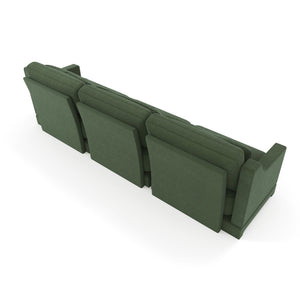 Elegant Sofa With Ergonomic Design And Lumbar Pillows