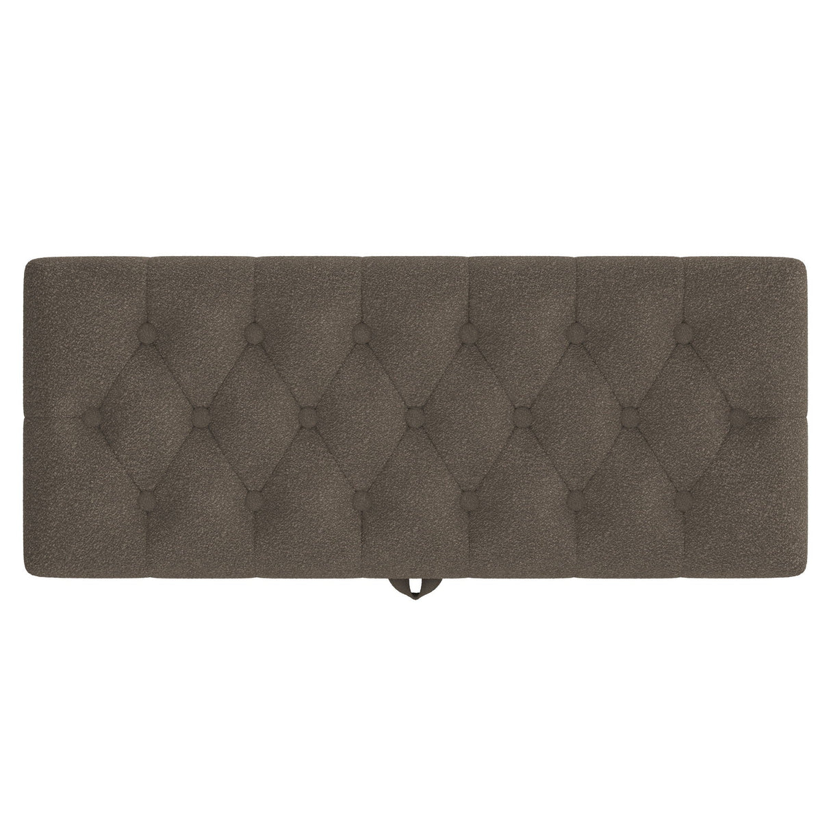 Modern Tufted Storage Ottoman Bench With Metal Legs