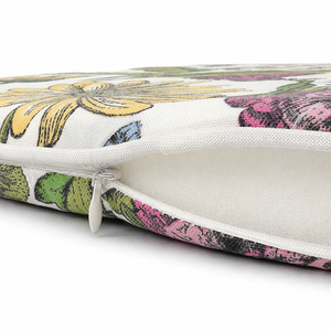 Outdoor Patio Chair Cushions, Water-Repellent U-Shape Foam - Botanical Floral Print