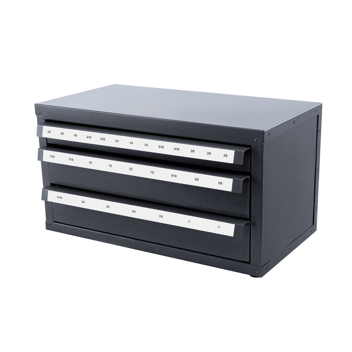 End Mill Dispenser Cabinet, Three-Drawer Organizer for End Mill Storage
