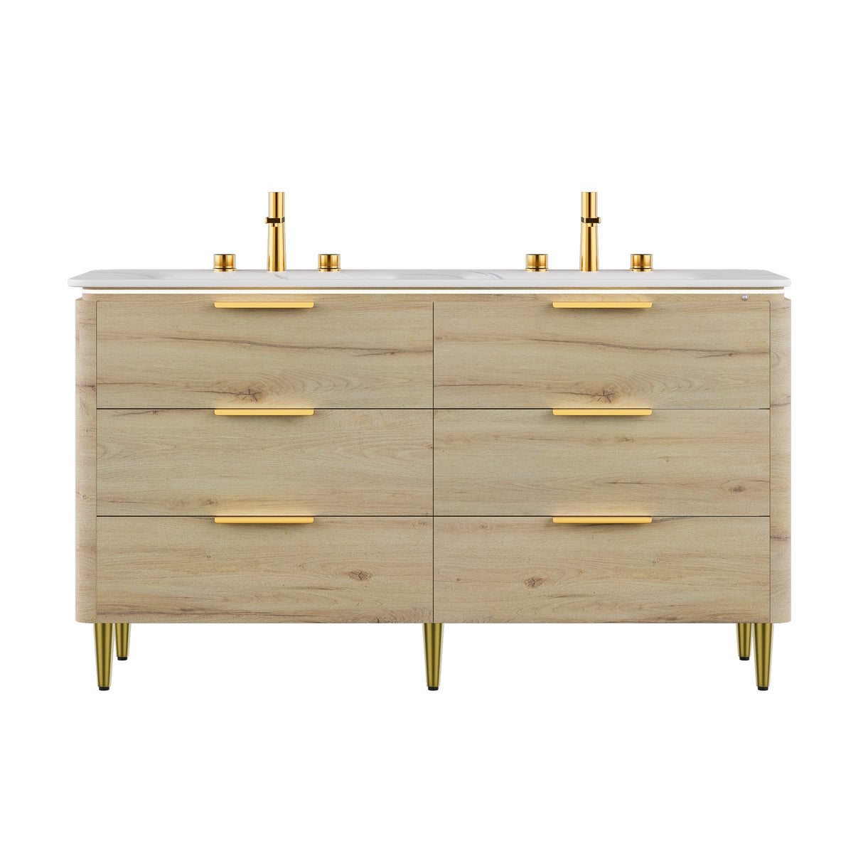 Amara 60" Bathroom Vanity & Sinks