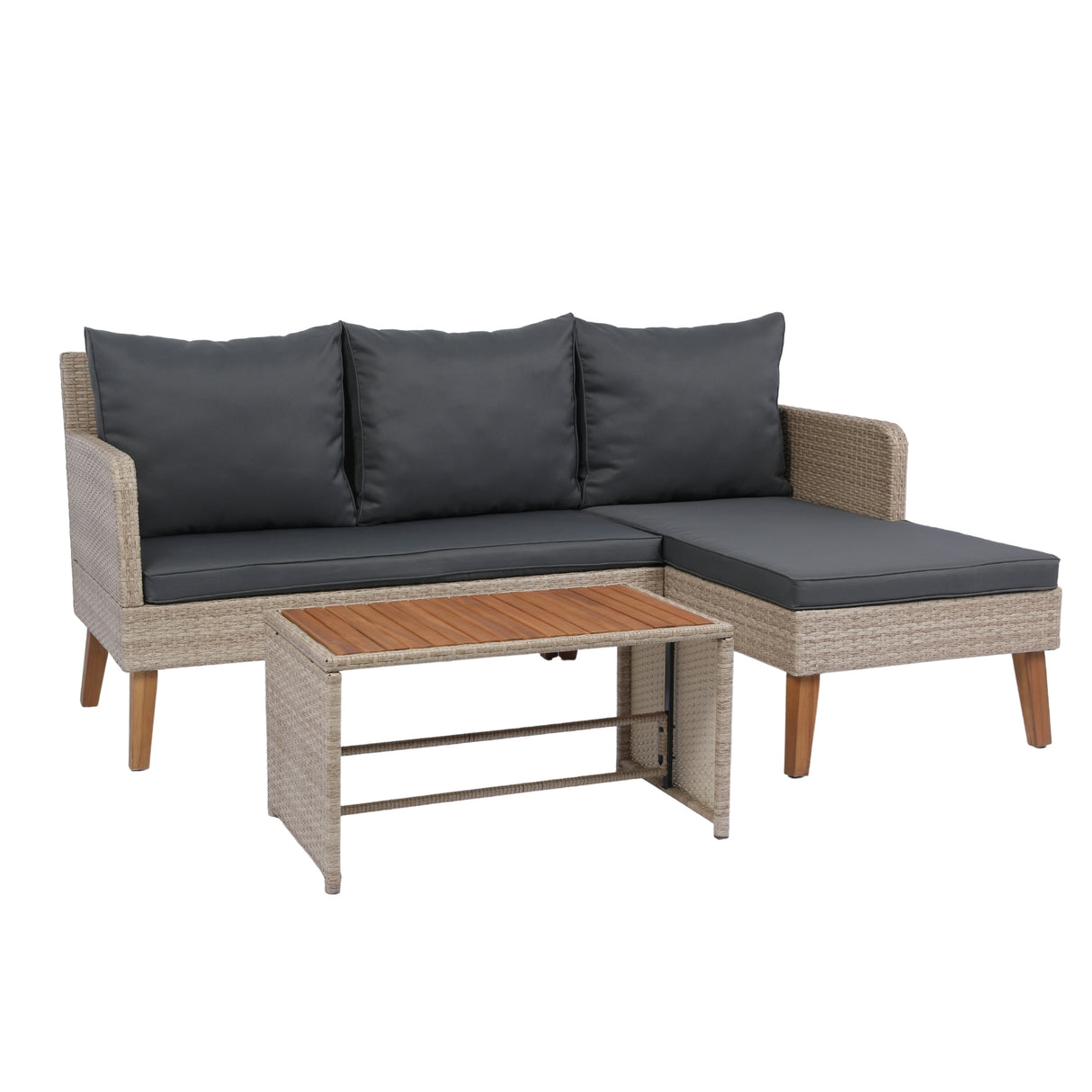 3-Piece-Patio-Sectional-Wicker-Rattan-Outdoor-Furniture-Sofa-Set-Natural-Yellow-Wicker-+-Dark-Grey-Cushion-
