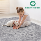 NAAR MARFI Collection Oriental Non-Shedding and Stain Resistant Area Rug